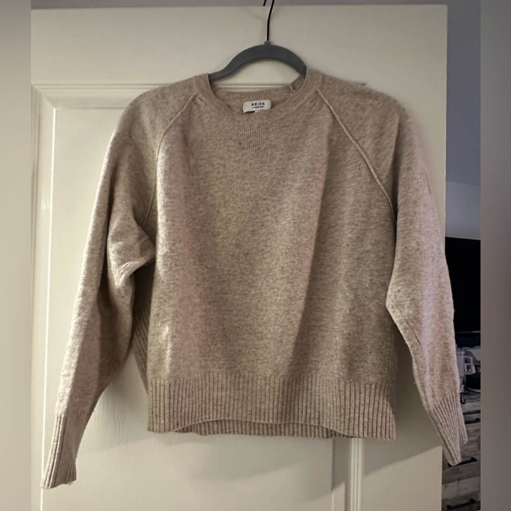 Reiss Cashmere Blend Sweater. Sz Large